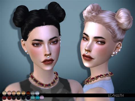 Woman Hair Bun Hairstyle Fashion The Sims 4 P2 SIMS4 Clove Share