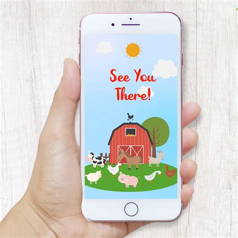 Farm Video Invitation Farm Animated Invitation Farm Birthday Video ...