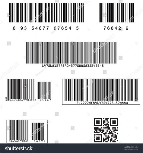 Standard Barcodes Shipping Barcode Stock Vector Shutterstock