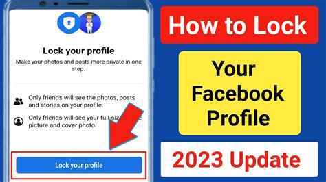 How To Lock Facebook Profile Facebook Profile Lock New Method