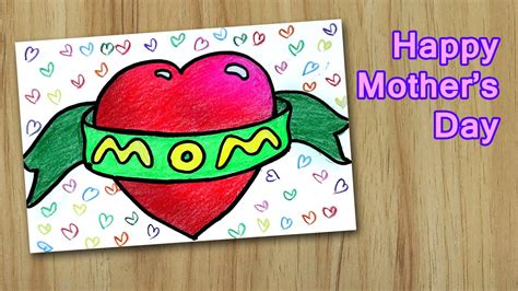 Happy Mothers Day Drawing Ideas Easy Drawing For Beginners Youtube