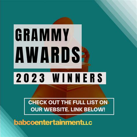 Artist Spotlight: 2023 Grammy Awards | Babco Entertainment