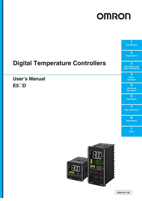 OMRON E5*D SERIES USER MANUAL Pdf Download | ManualsLib
