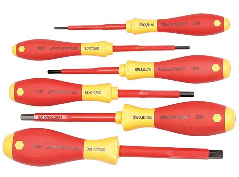 WIHA, 6 Pieces, Hex Tip, Insulated Screwdriver Set - 26X278|32366 - Grainger