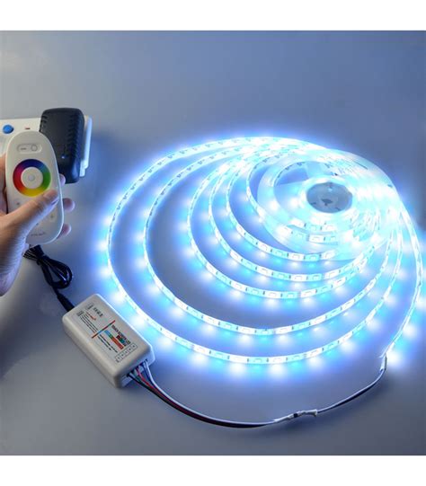 Led juosta RGB 5m su liečiamu valdymo pulteliu