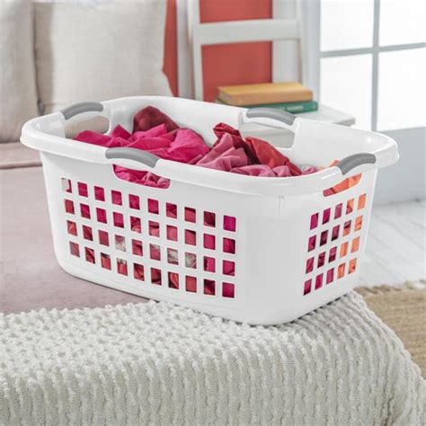 Sterilite Bushel Ultra Laundry Basket White