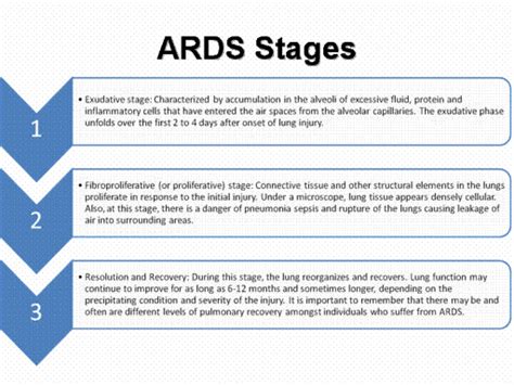 The Stages Of Ards