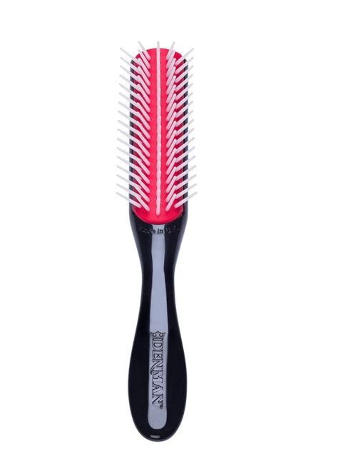 Denman Brush D Small Row Styling Brush Black Hair Treats