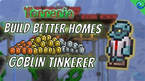 CUSTOM NPC HOME GOBLIN TINKERER Awesome Terraria Build Ideas