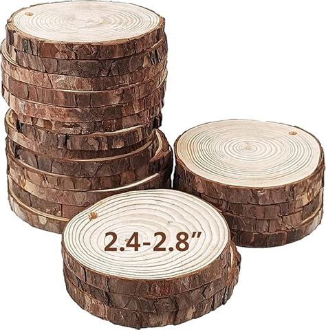 Amazon Pcs Large Unfinished Wood Slices For Centerpieces Wood