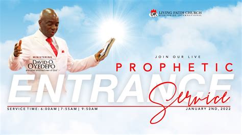 Prophetic Entrance Service January Faith Tabernacle Ota