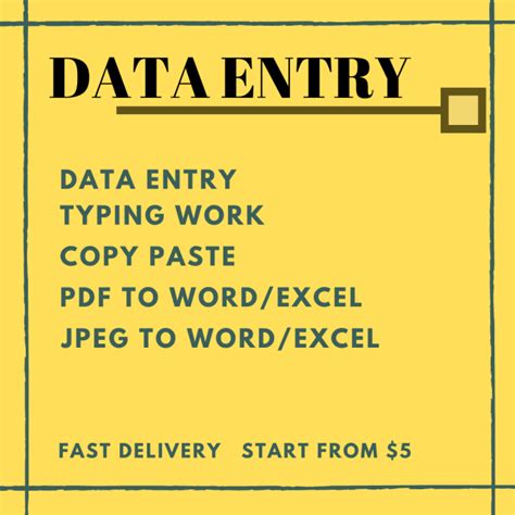 Do Data Entry Copy Paste Pdf To Word And Typing Task By