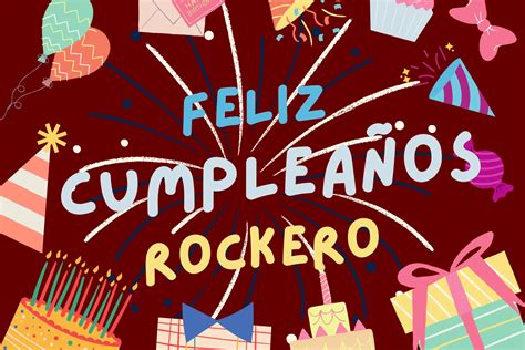 Celebra Un Feliz Cumpleaños Rockero