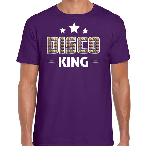 Bellatio Decorations Disco Verkleed T Shirt Heren Jaren Feest