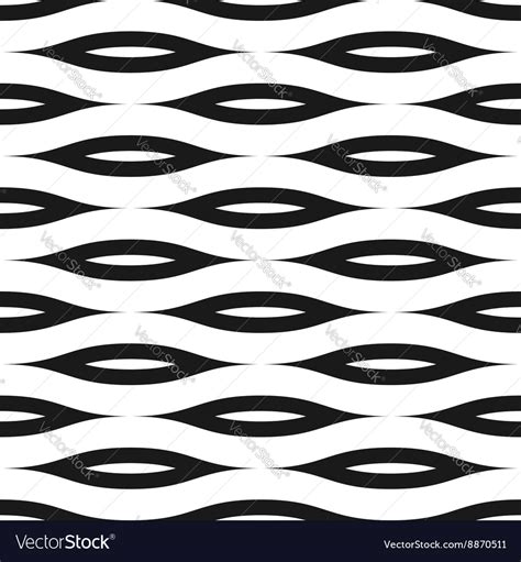 Wavy Lines Seamless Pattern Royalty Free Vector Image