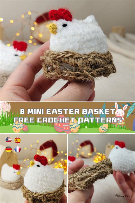 Mini Easter Basket Crochet Patterns Free Igoodideas