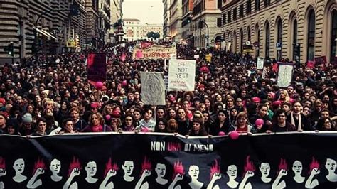 Non Una Di Meno Lo Sciopero Femminista Raddoppia Stop E Marzo