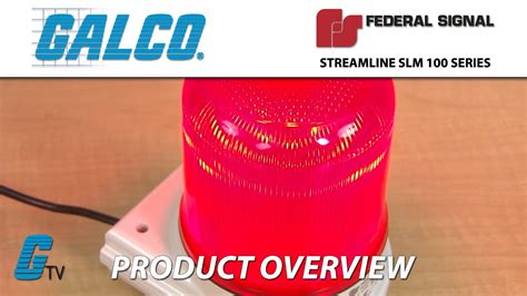 Federal Signals StreamLine SLM 100 Series LED Beacon YouTube