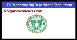 Telangana Panchayat Raj Recruitment 2022 | Apply For Department of Panchayati Raj, Telangana ...