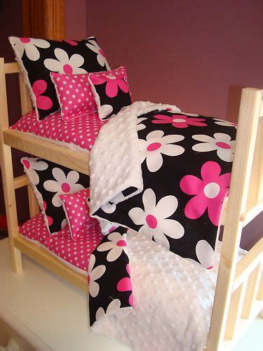 10 Piece Designer Doll Bunk Bed Bedding Set Fits American Girl 49 99