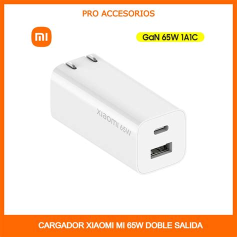 Cargador De Pared Xiaomi Mi W Doble Salida