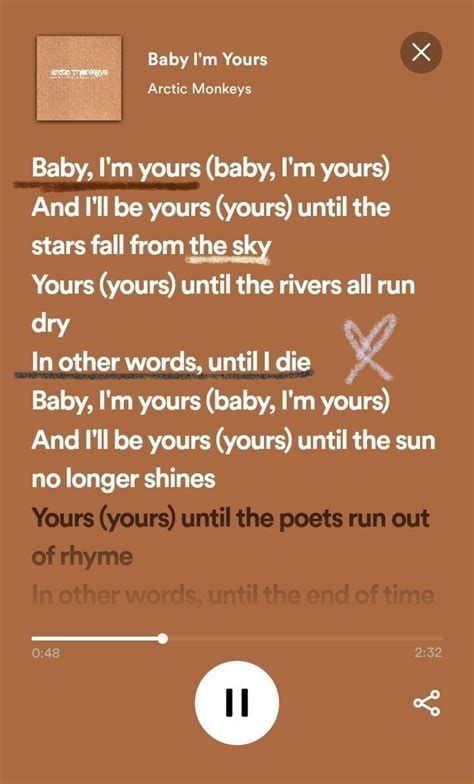 Baby Im Yours Arctic Monkeys