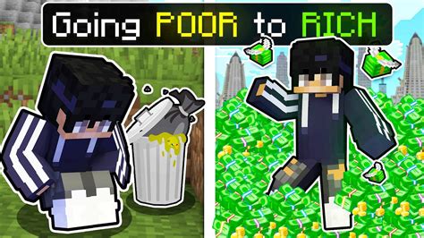 Going Poor To Rich In Minecraft Youtube