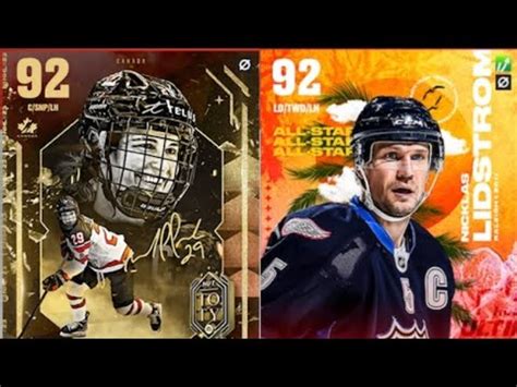 Nhl Hockey Ultimate Team Epic Pack Luck Toty Set With Ovr