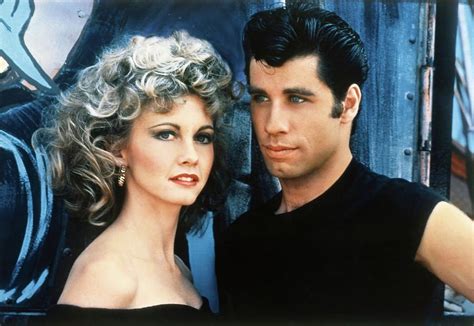 JOHN TRAVOLTA and OLIVIA NEWTON-JOHN in GREASE -1978-. Photograph by ...