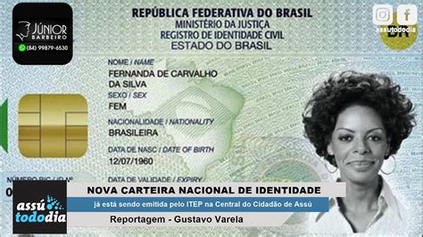 Nova Carteira De Identidade J Est Sendo Emitida Pelo Itep Na Central