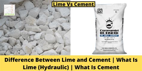 Difference Between Lime and Cement | What Is Lime (Hydraulic) | What Is ...