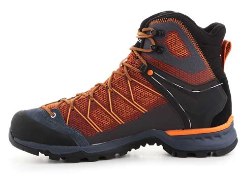 Buty Salewa Ms Mtn Trainer Lite Mid Gtx Black Carrot Gore Tex Buty