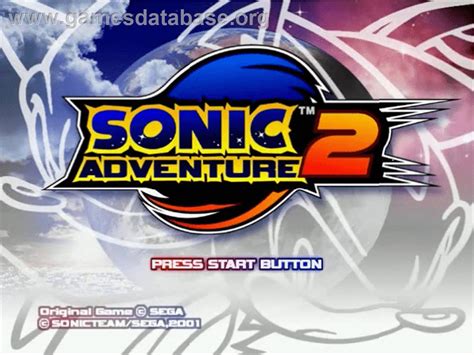 Sonic Adventure 2 - Sega Dreamcast - Artwork - Title Screen