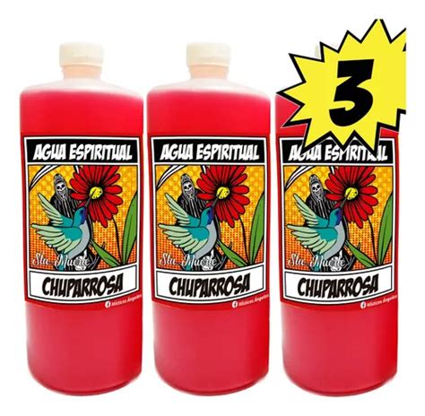 Piezas Agua Espiritual Santa Muerte Chuparrosa Mercadolibre