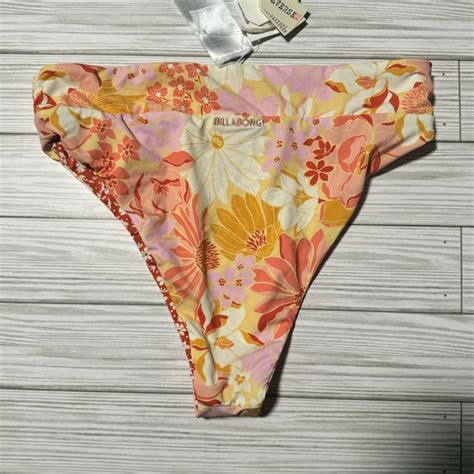 Billabong Swim New Billabong Floral Reversible Bikini Bottoms Made
