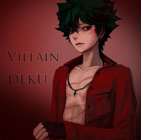 My Hero Academia Bnha Villain Izuku Midoriya Deku Villain