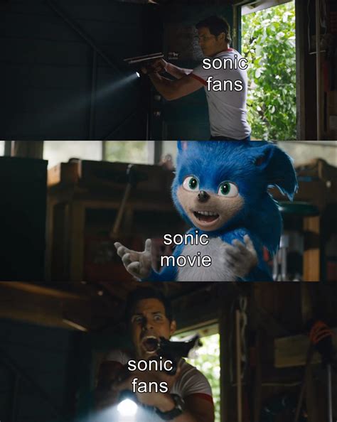 Sonic Fans vs. Sonic Movie | Sonic the Hedgehog (2020 Film) | Know Your Meme