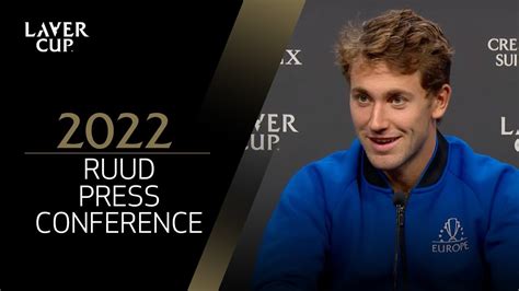 Casper Ruud Press Conference Laver Cup 2022 YouTube