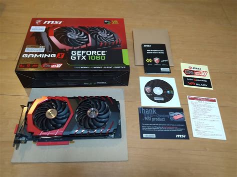 Yahooオークション Msi Geforce Gtx 1060 Gaming X 6g グラフィッ