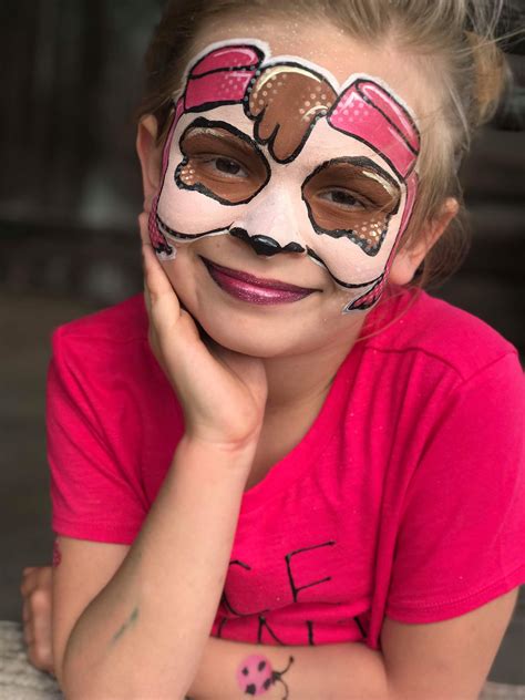 Impulso Arquitetura Talento Paw Patrol Face Paint Skye Droop Vaso Trag Dia