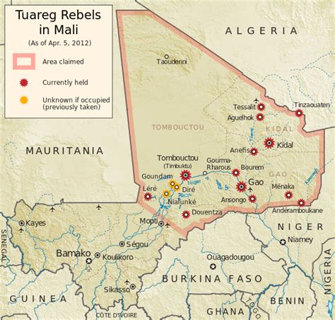 Image - Mali Conflict map.png | Future | FANDOM powered by Wikia