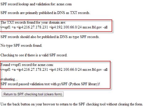 Validating Spf Records Applied Innovations