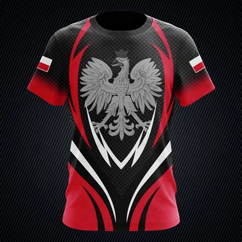 Camisetas De F Tbol Personalizadas Con Gr Fico De Fuego De Polonia Ropa