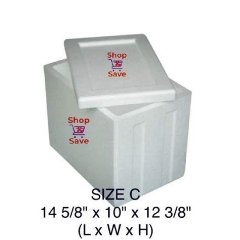 STYRO BOX / SIZE C / ICE BOX / STYROFOAM / ICE CHEST / STYRO BOX ...