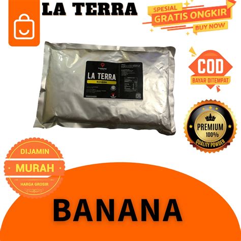 Jual La Terra Banana Powder Frappe Rasa Pisang Kekinian Shopee Indonesia