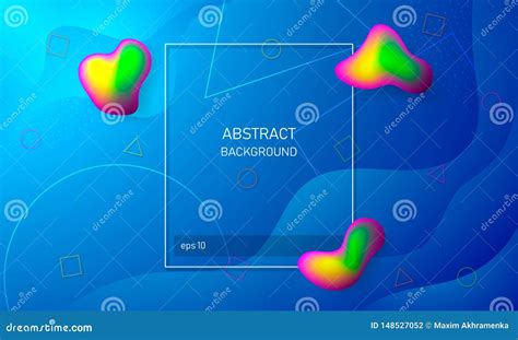 Fondo Abstracto Colorido Con Formas Geom Tricas Stock De Ilustraci N