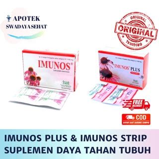 Jual IMUNOS PLUS Strip Imunos 4 Tablet Multivitamin Penambah Daya