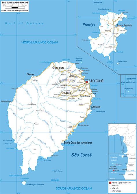 Sao Tome And Principe Map