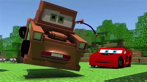 Disney Pixars Cars In Minecraft Animation Video Dailymotion