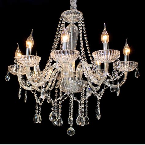 Lustre De Cristal Legítimo 8 Braços Maria Tereza St8007 Leroy Merlin